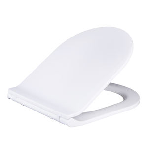 <span class=keywords><strong>Tapa</strong></span> de inodoro moderna y delgada con forma de U, cierre suave, <span class=keywords><strong>bisagras</strong></span> de liberación rápida, artículos sanitarios, asiento de inodoro de PP - Product Image 4