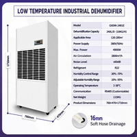 Nouveau déshumidificateur industriel à basse température personnalisable de 168L, 240L, 480L pour diverses usines, entrepôts frigorifiques, produits pharmaceutiques