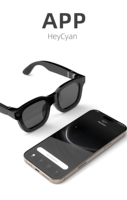 Nouvelle technologie Lentille électrochromique G300-C Lunettes intelligentes Caméra 800W Pixel Vidéo 4K Assistant IA ChatGPT Traduction