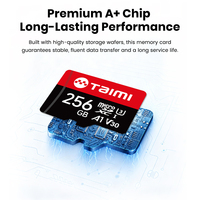 Carte mémoire Taimi 128 Go TF Card U3 V30 pour smartphone, caméra de sécurité, caméra embarquée
