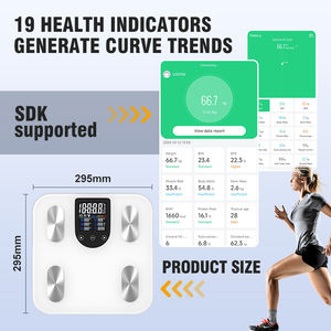 निर्यात हॉट बिक्री बीएमआई बॉडी वजन स्मार्ट बॉडी फैट स्केल मांसपेशियों ब्लूटूथ डिजिटल बाथरूम वजन - Product Image 3