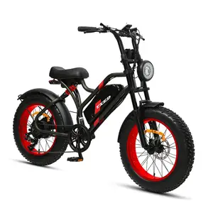 Cina fabbrica TXED telaio in acciaio bici elettrica chopper bicicletta fat bike 250w fat tire trike elettrico