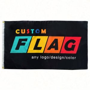 Banderas Personalizadas Coloridas de Poliéster 100D de 3x5 pies, Venta al por Mayor de Fábrica, Colores Vivos, para Uso en Interiores y Exteriores - Product Image 2