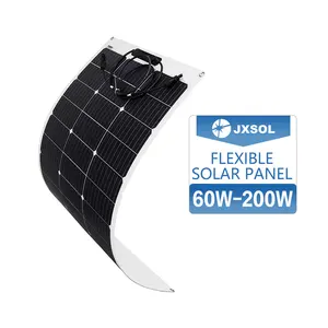 Flexible pv module 60w 70w 80w 90w 100w high efficiency flexible pv panel 180w 200w flexible solar panels for car