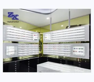 High End Optical Shop Fitting Store Fixtures Optical Display Cabinet Furniture For Optical Shop Interior Decoration