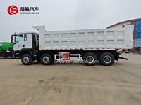 Самосвал Sinotruk HOWO 371 л.с., 30 т, 12 колес, 8x4, тяжелый самосвал-дампер белого цвета, в продаже
