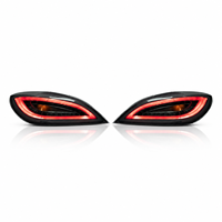 Conjunto de Luces Traseras LED BK para Mercedes CLS W218 2012-2017, Luz de Freno con Señal de Giro Secuencial, Conexión Plug and Play
