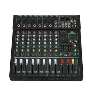 TEBO MX8 8 channels studio usb blueteeth audio mixer home party dj controller mixing