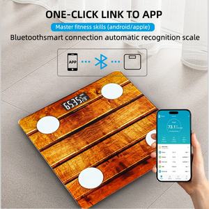 Bluewill Intelligente Körpergewichts- und Fettanalysewaage 0,05kg Präzision Kabellose App-Funktion Batteriebetrieb LCD-Display 180kg Kapazität - Product Image 5