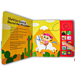Juguetes educativos para niños, audiolibro de aprendizaje, tablero para niños, impresión de <span class=keywords><strong>libros</strong></span>, <span class=keywords><strong>libros</strong></span> de cuentos con sonido personalizado para niños pequeños con Audio - Product Image 4