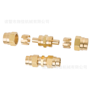 Xiangjia Machinery Air Break Fitting Brass 3812 For Automotive Brake Pipes Compression Fitting - Product Image 1
