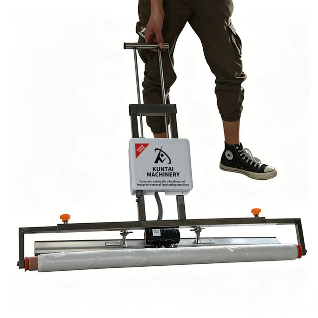 Portable Electric Concrete Vapor Barrier Applicator Machine Waterproof Footprint Remover Concrete Construction Tool