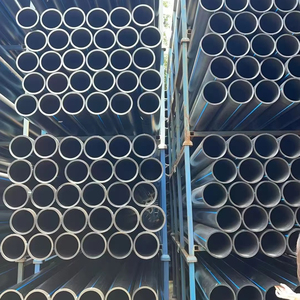 Gaine de protection pour câble de communication souterrain, noire, en HDPE, <span class=keywords><strong>double</strong></span> <span class=keywords><strong>paroi</strong></span>, ondulée, flexible, haute résistance, pour le passage de câbles, certifiée CE - Product Image 1