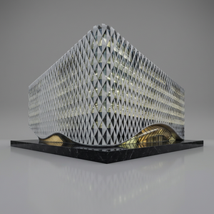 Panneau de façade décoratif contemporain en aluminium anodisé anti-corrosion pour application extérieure 70 pouces et plus - Product Image 5