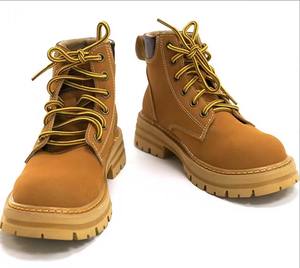 Chaussures tactiques d'extérieur avec service personnalisé Chaussures d'escalade Bottes Martin jaunes antidérapantes Chaussures de sécurité Bottes tactiques - Product Image 6