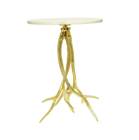 Meubles en laiton en métal pour la maison, hôtels, salon, centre de table vintage, table de luxe moderne pour le café et le thé