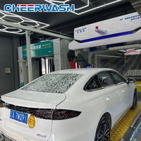 Station de lavage automatique de voitures, machine de nettoyage de véhicules pour les parkings et les flottes