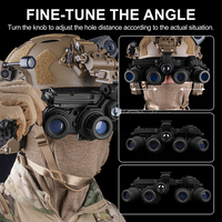 DG HL-ACC-75 Jumelles thermiques à fusion, en nylon durable, pour casque, jeu CS, accessoires de lunette à angle réglable