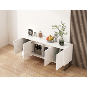 NOVA <span class=keywords><strong>Buffet</strong></span> <span class=keywords><strong>laqué</strong></span> brillant Salon Antique Salle à manger <span class=keywords><strong>Buffet</strong></span> <span class=keywords><strong>Buffet</strong></span> Organisateur Cabinet Avec Rangement - Product Image 4