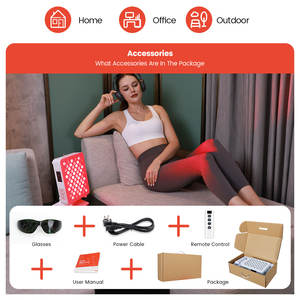 제조업체 핫 셀러 터치 스크린 데스크탑 패널 RL60S 레드&NIR 5 스펙트럼 하프 바디 스킨 케어 레드 LED 라이트 테라피 패널 - Product Image 6