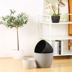 Productos al por mayor <span class=keywords><strong>Maceta</strong></span> de 16,5 <span class=keywords><strong>cm</strong></span> <span class=keywords><strong>Maceta</strong></span> de 6,5 pulgadas Nuevo diseño <span class=keywords><strong>Maceta</strong></span> simple Macetas y macetas de plástico ecológicas para interiores - Product Image 2