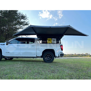 Auvent autoportant SNDN Wildlands Camping 180 en <span class=keywords><strong>toile</strong></span> imperméable <span class=keywords><strong>pour</strong></span> 4x4 tout-terrain, auvent latéral <span class=keywords><strong>de</strong></span> toit <span class=keywords><strong>de</strong></span> <span class=keywords><strong>voiture</strong></span> à 180 degrés avec éclairage LED - Product Image 3