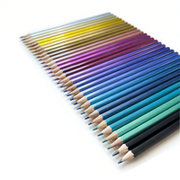 Crayons de couleur FSC& EN71& BSCI, 12 couleurs, personnalisation en usine, crayons de peinture métalliques, ensemble d'art professionnel, ODM/OEM