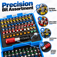 Kit d'accessoires de perçage professionnel OEM 102 pièces, jeu universel de mèches et embouts en acier S2 pour outils électriques (vente en gros)