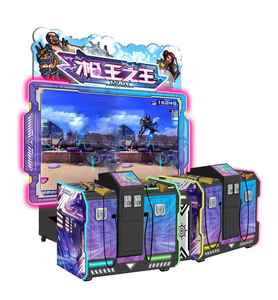 เครื่องเกมยิงปืน VR สำหรับ 4 ผู้เล่น แบบหยอดเหรียญ โครงสร้างโลหะ รับประกัน 1 ปี สำหรับสวนสนุก - Product Image 1