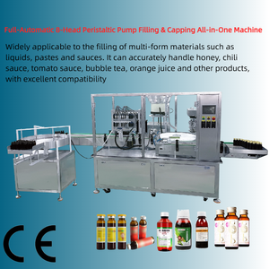 เครื่องบรรจุแบบปั๊มเพอริสตอลติกแปดหัวสำหรับเจลแอลกอฮอล์ล้างมือทางการแพทย์ - Product Image 2