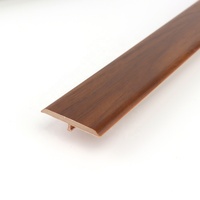 YP26, raito PVC profil de surface de plancher en plastique imprimé en forme de t bord de moulage