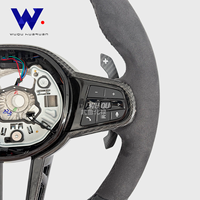 Volant en fibre de carbone et suède pour Toyota Supra GR A90 MK5 MK4 2019-2026 BMW G20 G30 G38 F10 F20 F30, remplacement direct