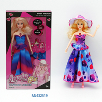 Jouets de poupées sirènes pour filles, jouets pour enfants, ensemble de poupées de mode princesse avec une belle robe de poupée