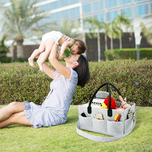 Multi-funzionale <span class=keywords><strong>feltro</strong></span> del bambino Caddy Appena Nato Fasciatoio pannolini borsa - Product Image 4