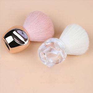 แปรงแต่งหน้าคาบูกิเคลือบสีเมทัลลิก ขนแปรงละเอียดพิเศษ ด้ามจับแบบนิ้วมือ สำหรับไฮไลท์ ปัดแป้ง ปัดแก้ม ขายส่ง รับทำโลโก้ตามสั่ง - Product Image 2