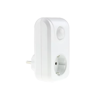 Adaptateur de prise électrique intelligent à détecteur de mouvement infrarouge PIR avec NFC, portée >8M et 100 détection, 16A