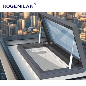 Claraboya Moderna Impermeable con Control Remoto Automático, de Aluminio y Vidrio, <span class=keywords><strong>para</strong></span> <span class=keywords><strong>Techos</strong></span> Planos y Sótanos - Product Image 6