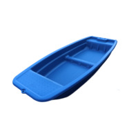 Bateau en plastique PE rotomoulé personnalisé, anti-âge, étanche et durable, pour la pêche en eau douce