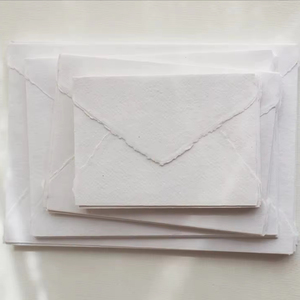 Tùy Chỉnh In Thiệp Chúc Mừng Thẻ Nghệ Thuật Giấy Kỹ Thuật Số In Ấn Dập Nóng Deckle Cạnh Không Thường Xuyên Tay Rách Cán Flap Kinh Doanh - Product Image 1