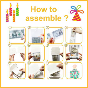 กล่องใส่เงินแบบใหม่สำหรับผู้หญิงผู้ชายภรรยาแฟนแม่-ของขวัญเงินสดและกล่องลิ้นชัก - Product Image 6