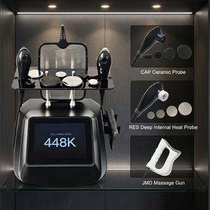 เครื่องกายภาพบำบัดความงาม 448k พร้อมบริการขนส่งทางทะเลแบบ DDP ไปยังสหรัฐอเมริกา ตอบสนองรวดเร็ว เครื่องมือระดับมืออาชีพสำหรับลดสัดส่วน กำจัดไขมัน กระชับสัดส่วน - Product Image 1