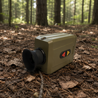 Télémètre laser portatif de haute qualité, portée de 10 km, haute précision, étanche, grossissement 7x, laser de chasse