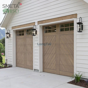 Porte de garage en aluminium imitation bois Andexin, vente en gros d'usine, approvisionnement en vrac, qualité stable, idéale pour les projets immobiliers - Product Image 4