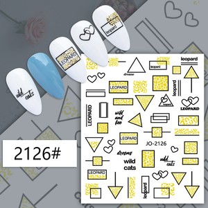 TSZS-calcomanías geométricas para decoración <span class=keywords><strong>de</strong></span> <span class=keywords><strong>uñas</strong></span>, pegatinas <span class=keywords><strong>de</strong></span> alta calidad, corazón <span class=keywords><strong>de</strong></span> amor dorado, autoadhesivas, <span class=keywords><strong>2022</strong></span> - Product Image 3