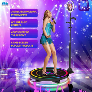 Plateforme de photomaton 360° CST 80cm avec caméra 3D automatique pour selfies et vidéo, idéale pour mariages et événements - Product Image 4