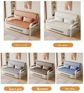 Sofá Cama Plegable de Doble Función, Nuevo Diseño, Ahorro de Espacio para Sala de Estar o Balcón, Sofá Cama Extensible Multiusos - Product Image 5
