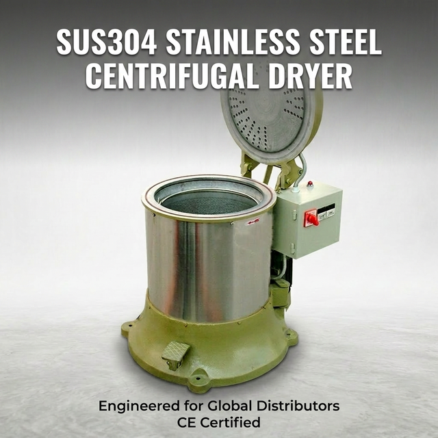 High Efficiency Anti-Rust Industrial Centrifugal Dryer Machine for Fast Drying Hardware and Bolts