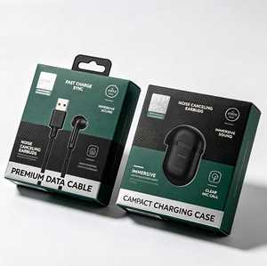 FX Wholesale Eco-Friendly Cardboard Phone Accessories Data Cable <b>Packing</b> <b>Box</b> Consumer Electronics Phone Charger Packaging <b>Box</b> - Product Image 3