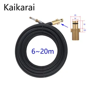 Rondella di pressione rondella per auto tubo di pulizia della conduttura delle acque reflue tubo di scarico dell'acqua detergente per fognature Kit di tubi flessibili per STIHL - Product Image 1