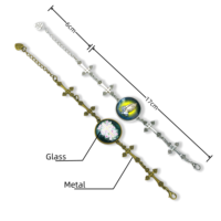 Bracelet en métal NFC avec interface RFID verset biblique à consommation d'énergie nulle 213 ODM OEM pour application hôtelière